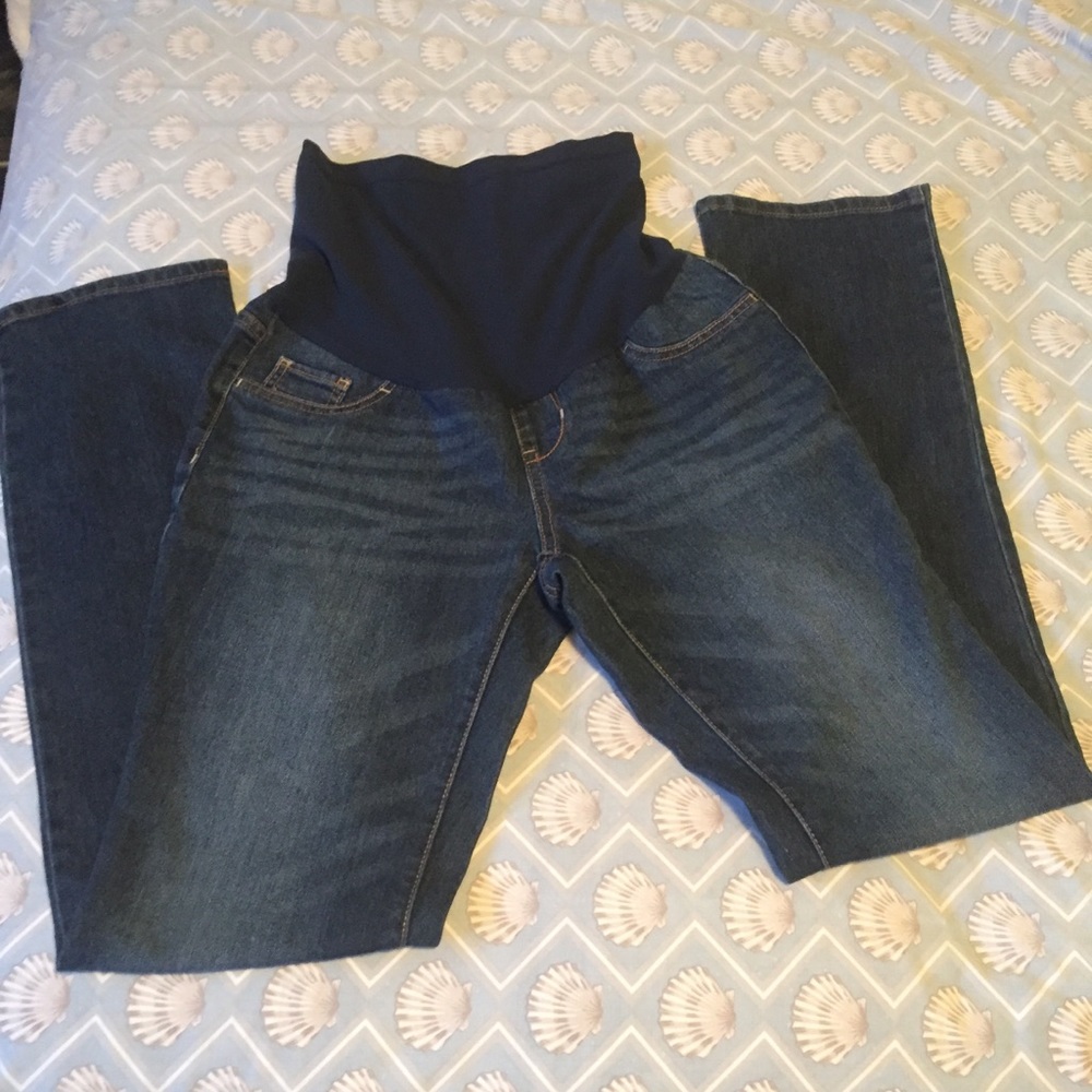 Indigo Blue Maternity Blue Jeans